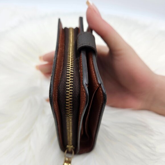 LV Monogram Compact Zip Wallet - Picture 7 of 13